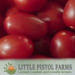 Grape Tomatoes - Fresh Farm Produce on our Kalamazoo Michigan Farm Stand at Little Pistol Farms in Oshtemo Township