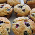 Lemon Blueberry Yellow Squash Muffins