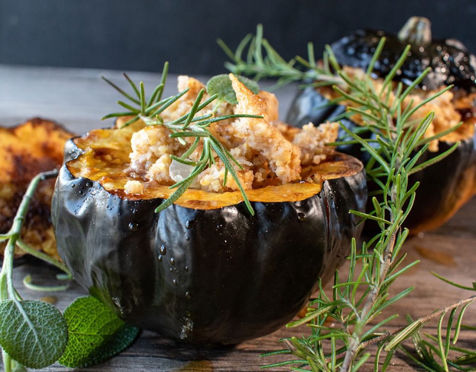 Savory Stuffed Acorn Squash Recipe