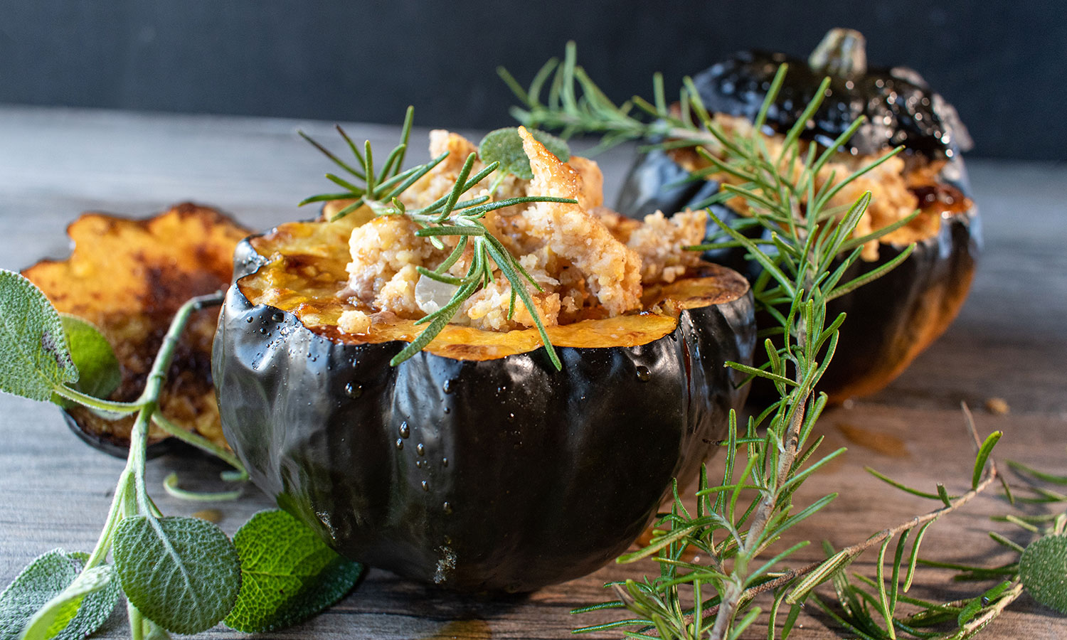 Savory Stuffed Acorn Squash Recipe