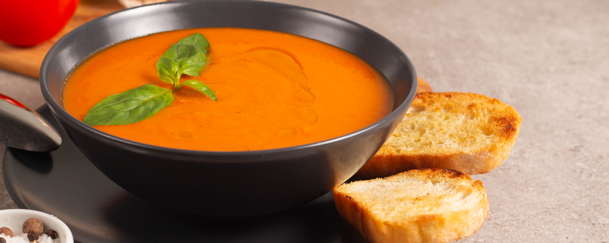 roasted zucchini and tomato soup