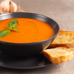 roasted zucchini and tomato soup
