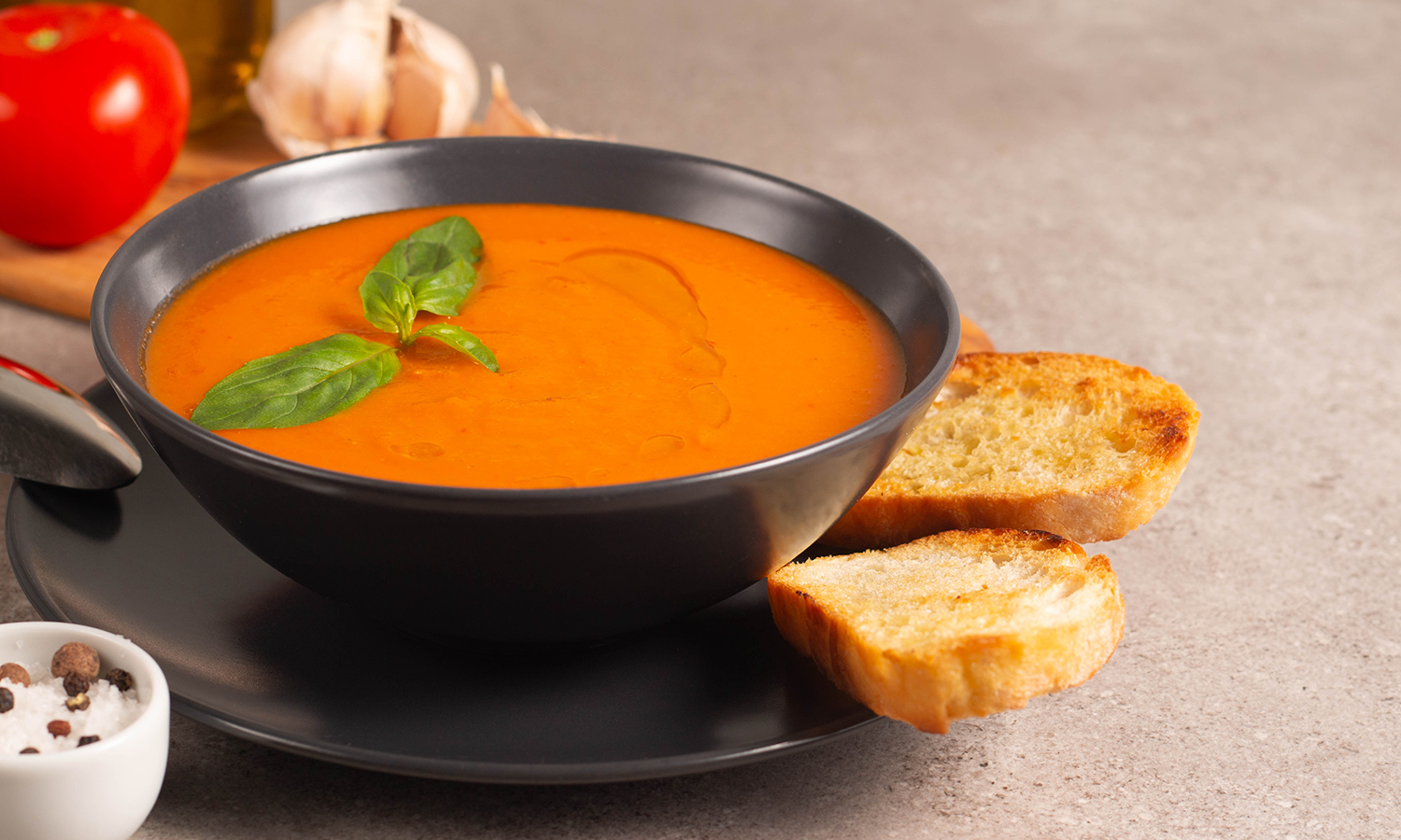 roasted zucchini and tomato soup